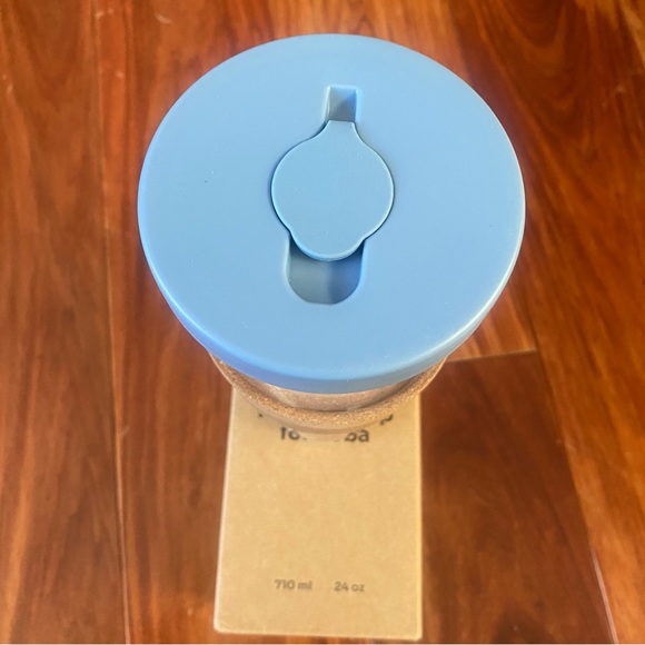 Unused, New, Dodoko Reusable Boba Cup, Blue, 710mL, 24 oz, straw/cleaner/bag - Picture 3 of 13